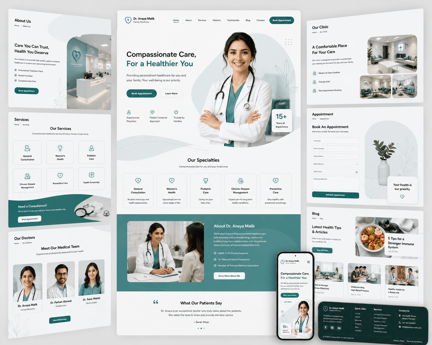Healthcare Practice Website - Web Design